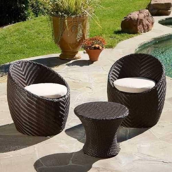 New Rattan Rest and easy Dining Chairs, Lawn outdoor furnitur 17