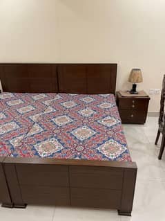 single bed set/wooden bed set/brown bed/single bed