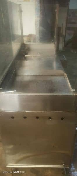 One Fast Food Counter/ One Breading Table/ One Grill 2in One Gass qula 7