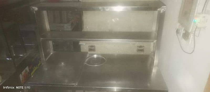 One Fast Food Counter/ One Breading Table/ One Grill 2in One Gass qula 17