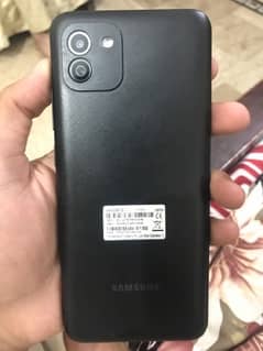 Samsung A03 with box and charger Mint condition home family used 0
