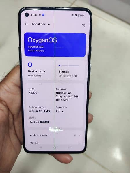 oneplus 8t cheap price 12.256gb aproved 35000 only dual sim 3