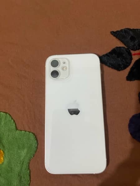 iphone 12 white colour 100% bh 64 gb jv sim non active 3