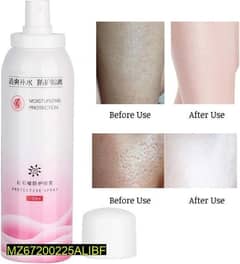 whitening spray and sun protector