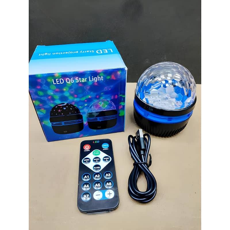Q6 Mini High-Quality LED Starry Projection Light With Remote Control 6