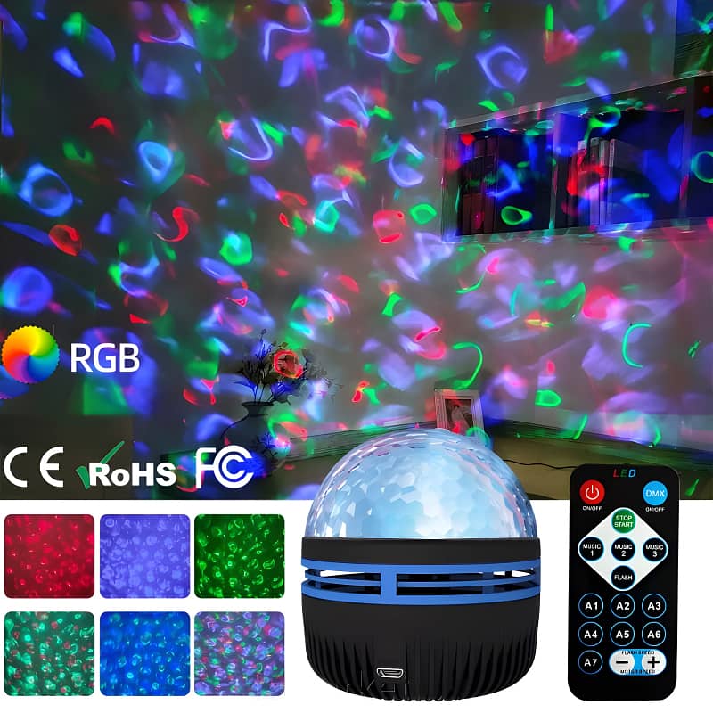 Q6 Mini High-Quality LED Starry Projection Light With Remote Control 9
