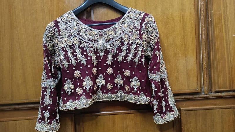 Maroon Bridal Lehnga - Only used for few hours 2