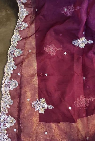 Maroon Bridal Lehnga - Only used for few hours 5