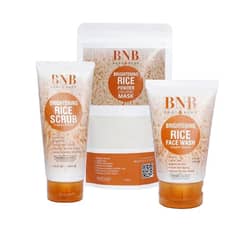 Bnb Whitening Rice Organic Glow Kit | Organic Rice Facial Skin Care Ki 0