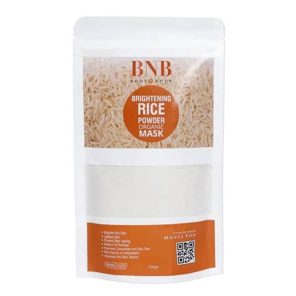 Bnb Whitening Rice Organic Glow Kit | Organic Rice Facial Skin Care Ki 5