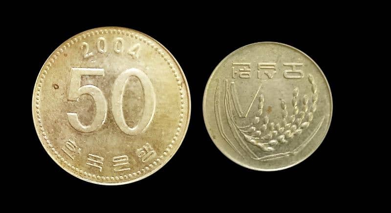 Vintage South Korea 2004 WON Coin 2