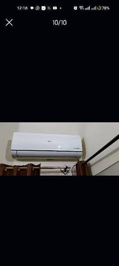 Haier Inverter Split Model no. HSU-18LFCB/013USBC(W) 1.5 ton 110,0000