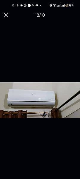 Haier dc Inverter Split Model no. HSU-18LFCB/013USBC 1.5 ton 110,0000 0