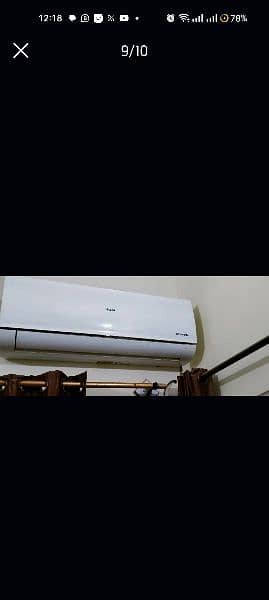 Haier dc Inverter Split Model no. HSU-18LFCB/013USBC 1.5 ton 110,0000 1