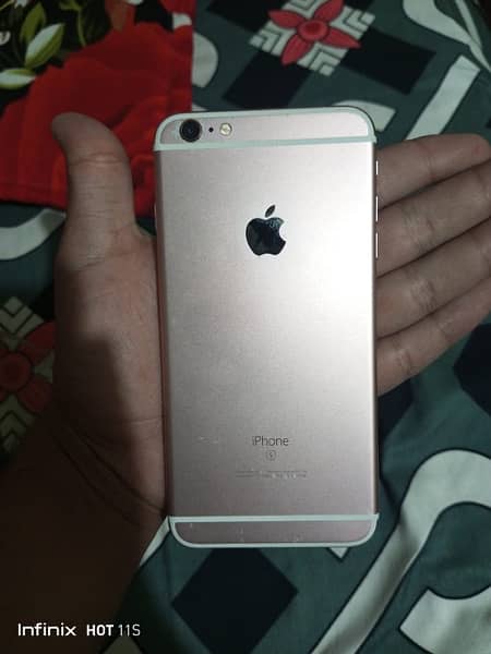 iPhone 6s Plus 128 gb ram gold coller  just mobile and deta cable 4