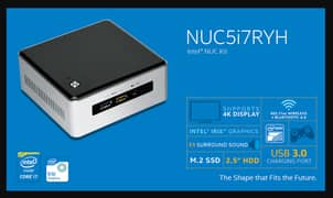 Intel NUC5 i7-5557U 5th Gen 8GB RAM 128GB NVME Mini Pc
