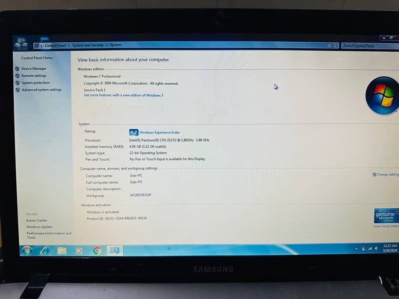 Samsung Notebook 300e laptop 2