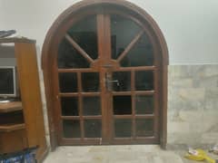 wooden door in good condition