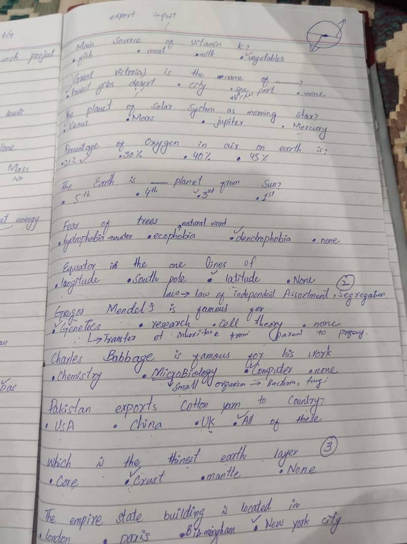Handwritten work 5