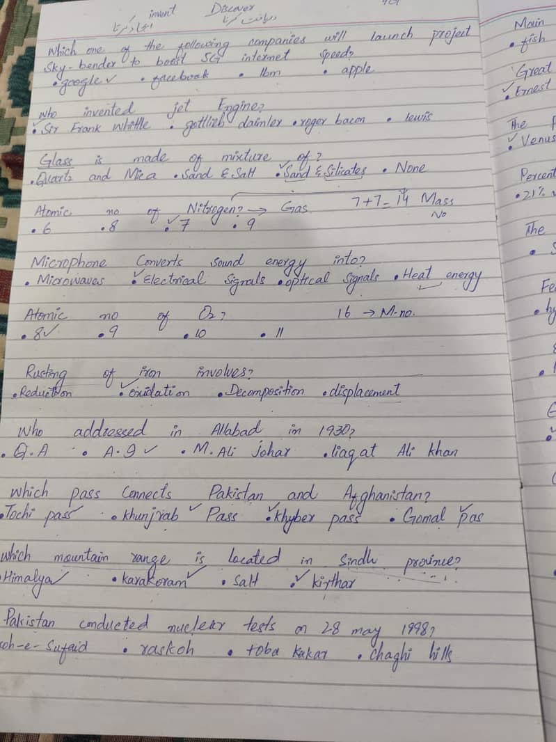 Handwritten work 8