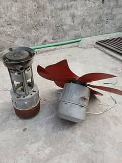 air cooler fan motor and water pump