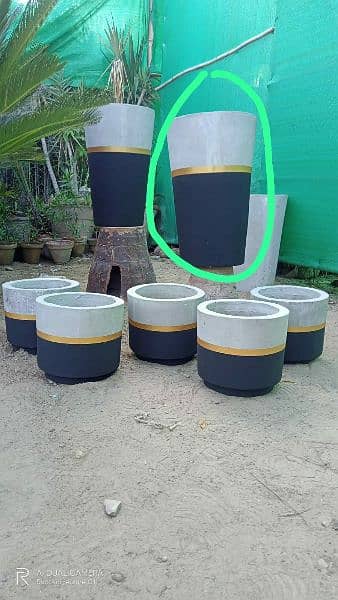 Planters and pots Concrete mixed 2