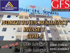 NORTH TOWN RESIDENCY PHASE 1 COM. 3 FLATS AVAILABLE FOR SALE