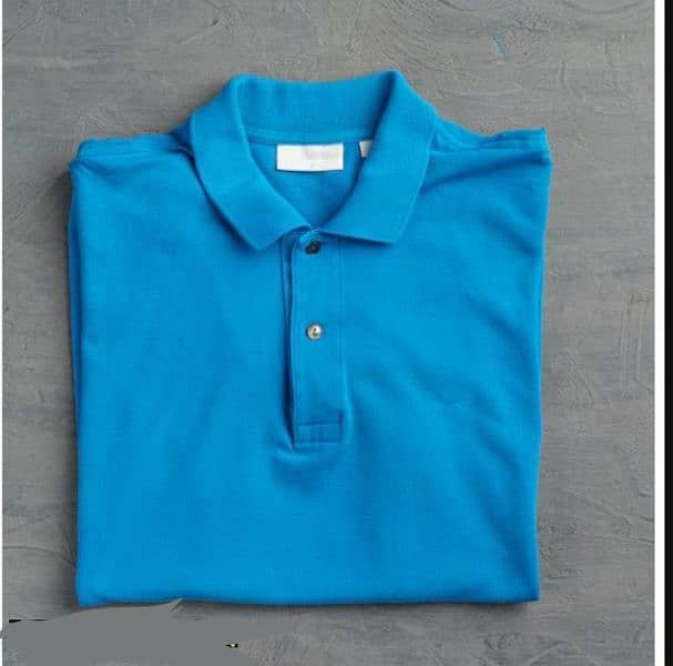 sky blue polo shirt/ khan shirt 1