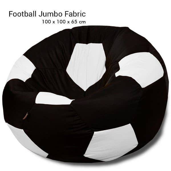 Football Fabric Bean Bag (king Size) 3