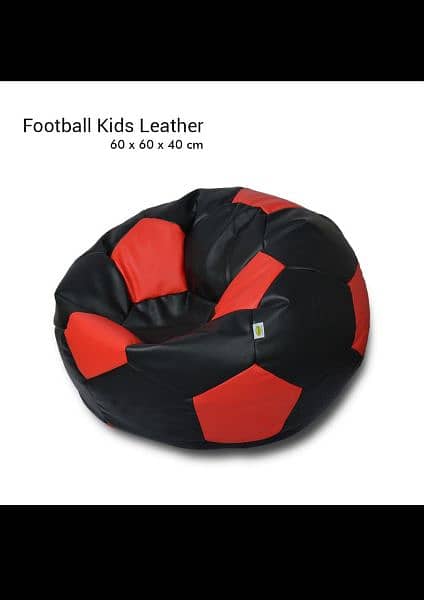 Football Leather Bean Bag (King Size) 2