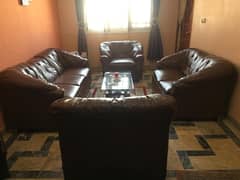 7 Seater Sofa with Center Table & One Side Table