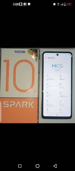 Tecno Spark 10 pro 8+8 - 256 brand new only 15 days use 1