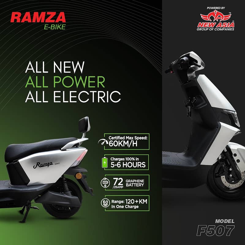 Ramza F507, A700 Electric & Petrol Scooter 9
