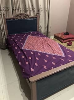 Used Single bed with mattress For sale