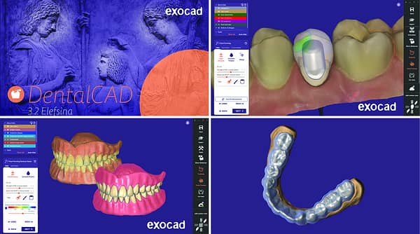 Exocad 3.2,Real guide 5.4,3shape 23,Nemo 24 3