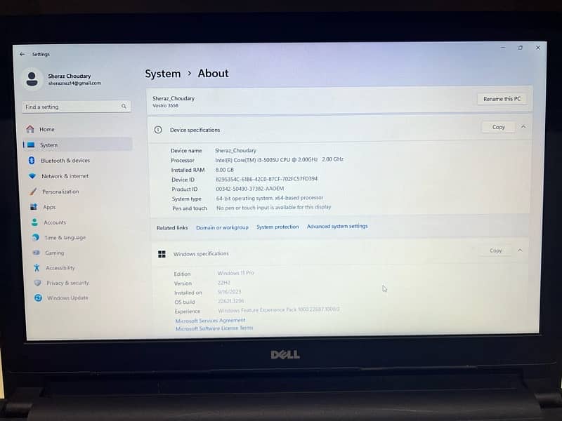 Dell Core i3 5gen 4