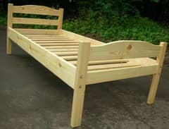 single bed only wood