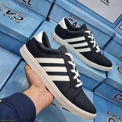 Imported Black and White Sneakers,