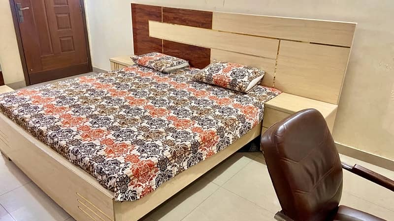 Imported Lasani Bed Set, Side Tables, Dressing & Computer Table 1