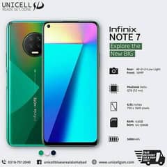 Infinix note 7 (4/128) for sale