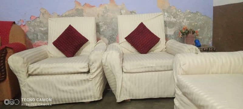 5 seater sofa set old style 1