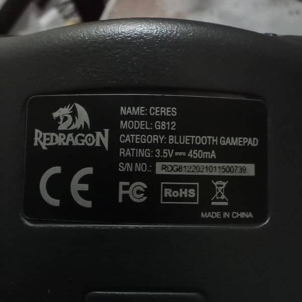 game controller  ( redragon) 2