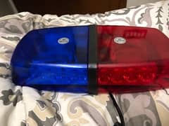 red and blue light for car roof