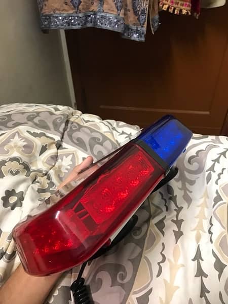 red and blue light for car roof 3