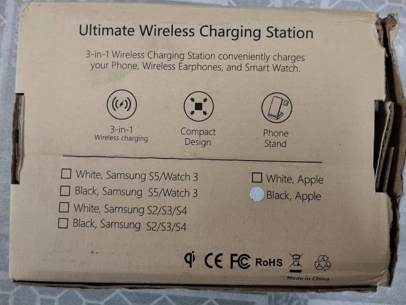 New 3 in 1 iPhone or Samsung Wireless Smart Charger 7