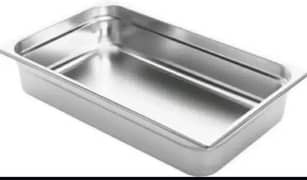 Steel container with lid for food storage in food grade Made in USA.