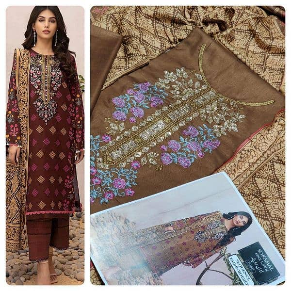New lawn collection|| Lawn 3 peace ||New arrivals|| Wedding dress 7