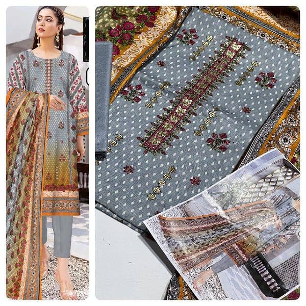 New lawn collection|| Lawn 3 peace ||New arrivals|| Wedding dress 13