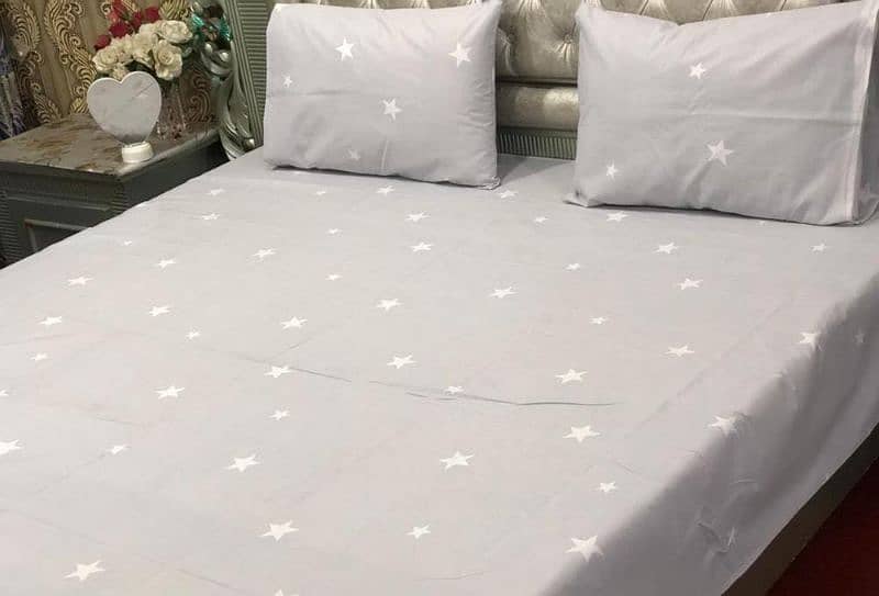 Cotton Printed Double Bedsheets. 6