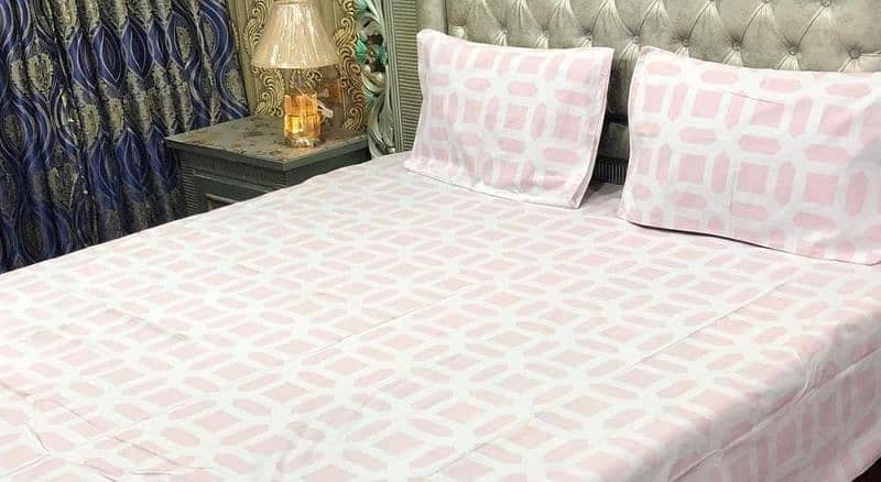 Cotton Printed Double Bedsheets. 7